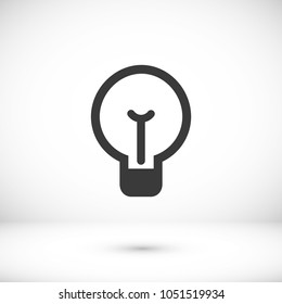 Light Bulb line icon vector