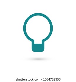 Light Bulb line icon vector