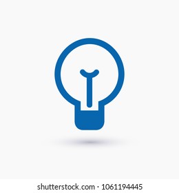 Light Bulb line icon vector