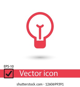 Light Bulb line icon vector