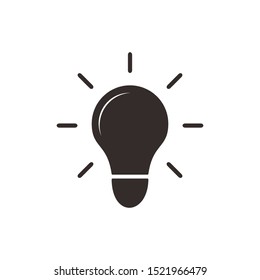 Light bulb line icon vector. Bulb, ideas, solution symbol