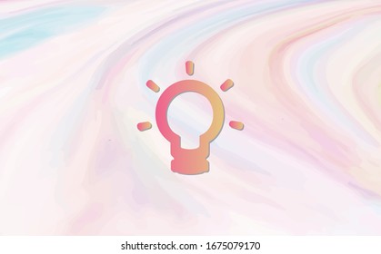 Light Bulb line icon vector, isolated on white background. Idea sign, solution, thinking concept. Lighting Electric lamp. Electricity, shine. Trendy Flat style for graphic design, Web site, UI.