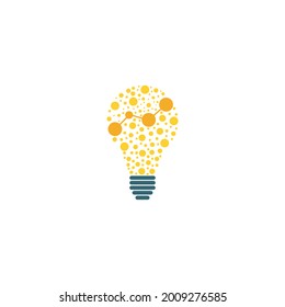 Light Bulb line icon vector, isolated on white background. Idea sign, solution, thinking concept. Lighting Electric lamp. Electricity, shine. Trendy Flat style for graphic design, Web site, UI. EPS