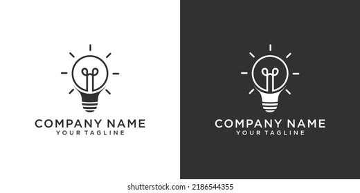 Light bulb line icon vector, Idea sign, solution, Thinking concept. Lighting Electric lamp. Electricity, Shine.