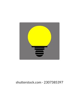 Light Bulb line icon vector, terisolasi pada latar belakang putih. Tanda ide, solusi, konsep berpikir. Lampu listrik pencahayaan. Listrik, bersinar. Gaya datar trendi untuk desain grafis, situs Web