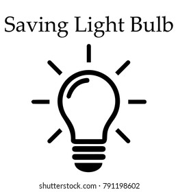 Light Bulb line icon vector, isolated on white background. Idea sign, solution, thinking concept. Lighting Electric lamp. Electricity, shine. Trendy Flat style for graphic design, Web site, UI. EPS