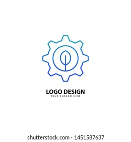 light bulb line logo design energy, concept idea of ​​electric power 