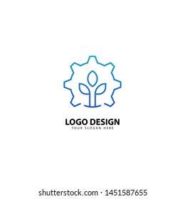 light bulb line logo design energy, concept idea of ​​electric power 