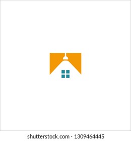 light bulb line vector logo template art eco energy power electricity idea concept 