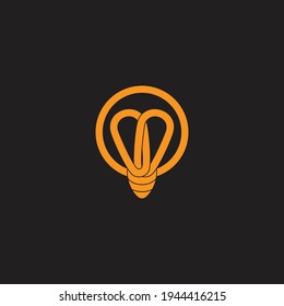 light bulb lines wire shine design symbol vector