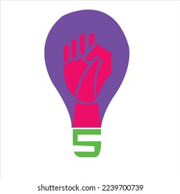 light bulb logo design of company. electric bulb  icon vector design.  light bulb  template graphic. shining light bulb template. lamp icon  illustration