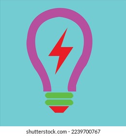 light bulb logo design of company. electric bulb  icon vector design.  light bulb  template graphic. shining light bulb template. lamp icon  illustration