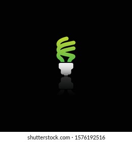 light bulb logo design concept. Gradient color