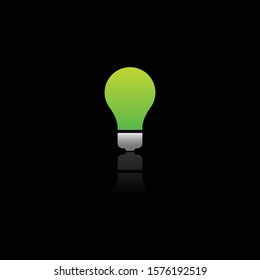 light bulb logo design concept. Gradient color