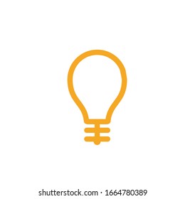 light bulb logo design vector template