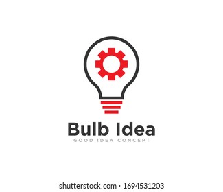 Light Bulb Logo Icon Design Vector