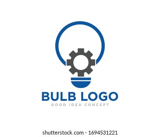Light Bulb Logo Icon Design Vector