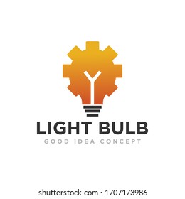 Light Bulb Logo Icon Design Vector
