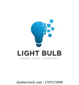 Light Bulb Logo Icon Design Vector