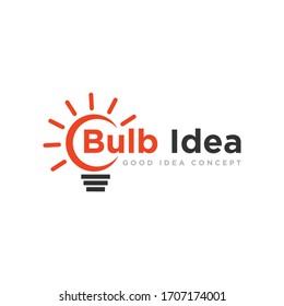 Light Bulb Logo Icon Design Vector