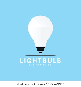 Light bulb logo idea symbol design - vector
