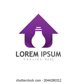 light bulb logo and symbol