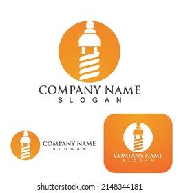 Light bulb logo symbol icon