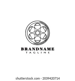 icono de la plantilla de logotipo de la bombilla de luz ilustración vectorial moderna
