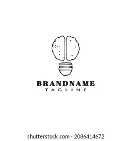light bulb logo template icon modern vector illustration