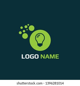 Light bulb Minimal icon. Light bulb logo design. UX or creative logo