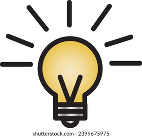 Light Bulb minimal vector design