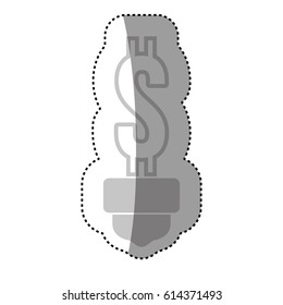 light bulb money symbol