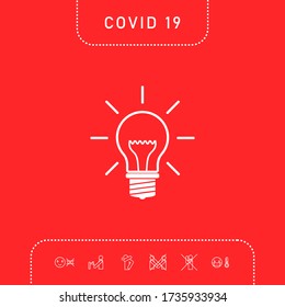 Bombilla - nuevas ideas. Elementos gráficos para su diseño