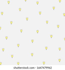 light bulb on background. Stock vector illustration.