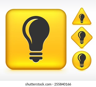Light Bulb on Yellow Buttons