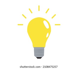 Una bombilla de luz es una idea poderosa, una bombilla de luz significa una gran idea.