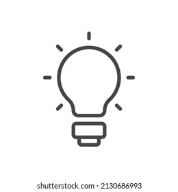 Light bulb premium icon sign symbol vector illustrations