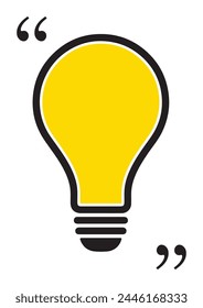 Bombilla con rayos brillan. Símbolo de creatividad, innovación, inspiración, invención e idea. Ilustración vectorial