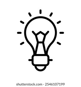 Bombilla que representa la innovación y las ideas brillantes en el descubrimiento científico