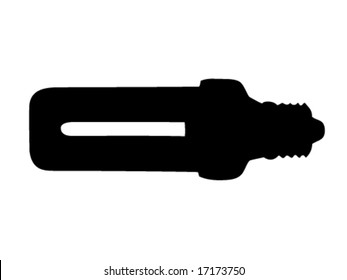 Light bulb silhouette