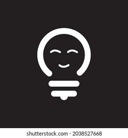 Logo-Design der Glühbirne