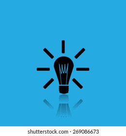 Light bulb Single Icon