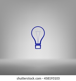 Light bulb stock vector icon illustration design