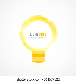 Light bulb. Sunlight