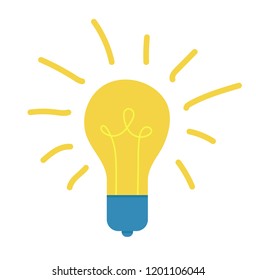 light bulb symbol logo template vector design