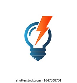 Light bulb symbol on white background
