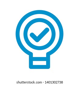 light bulb symbol vector design illustration - Vector