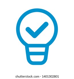 light bulb symbol vector design illustration - Vector