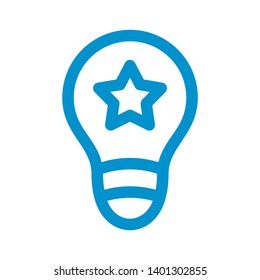 light bulb symbol vector design illustration - Vector