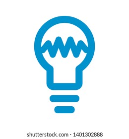 light bulb symbol vector design illustration - Vector